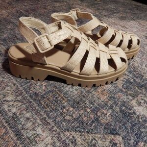 AE Gladiator Chunky Platform Sandals